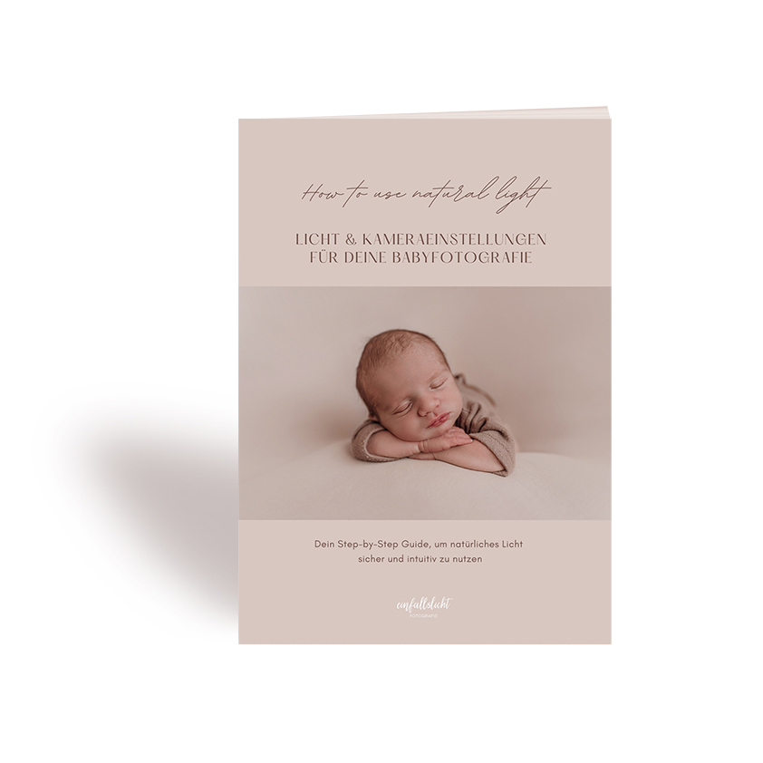 Lichtguide Kameraeinstellungen Babyfotografie eBook Neugeborenen Shooting